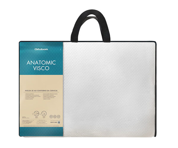 Travesseiro Anatômico Visco Premium Ortobom Soft